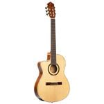 Ortega RCE138T4L Nylon String Acoustic Electric Left Hand with Gigbag Front View